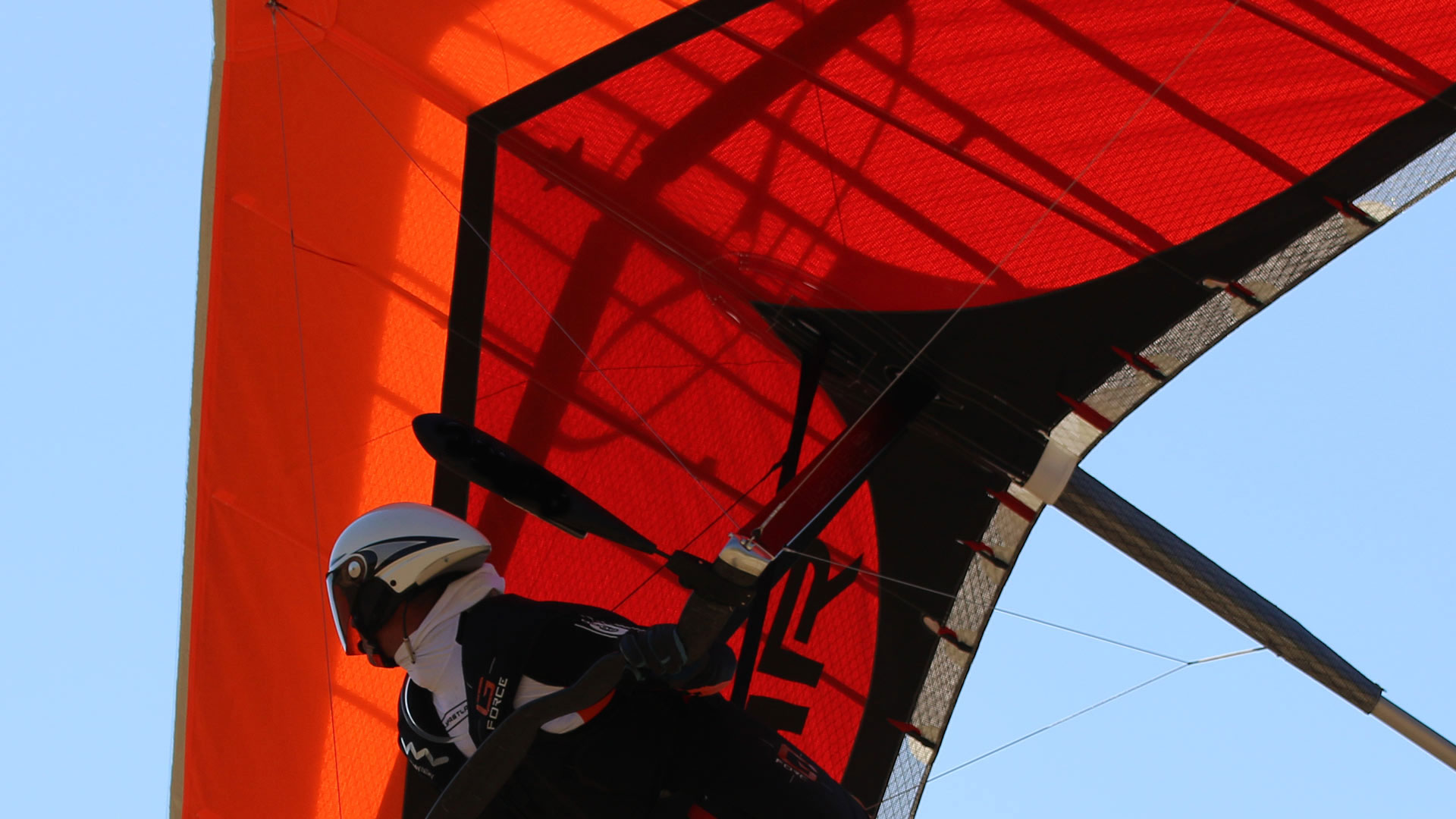 Hang Glider and helmets