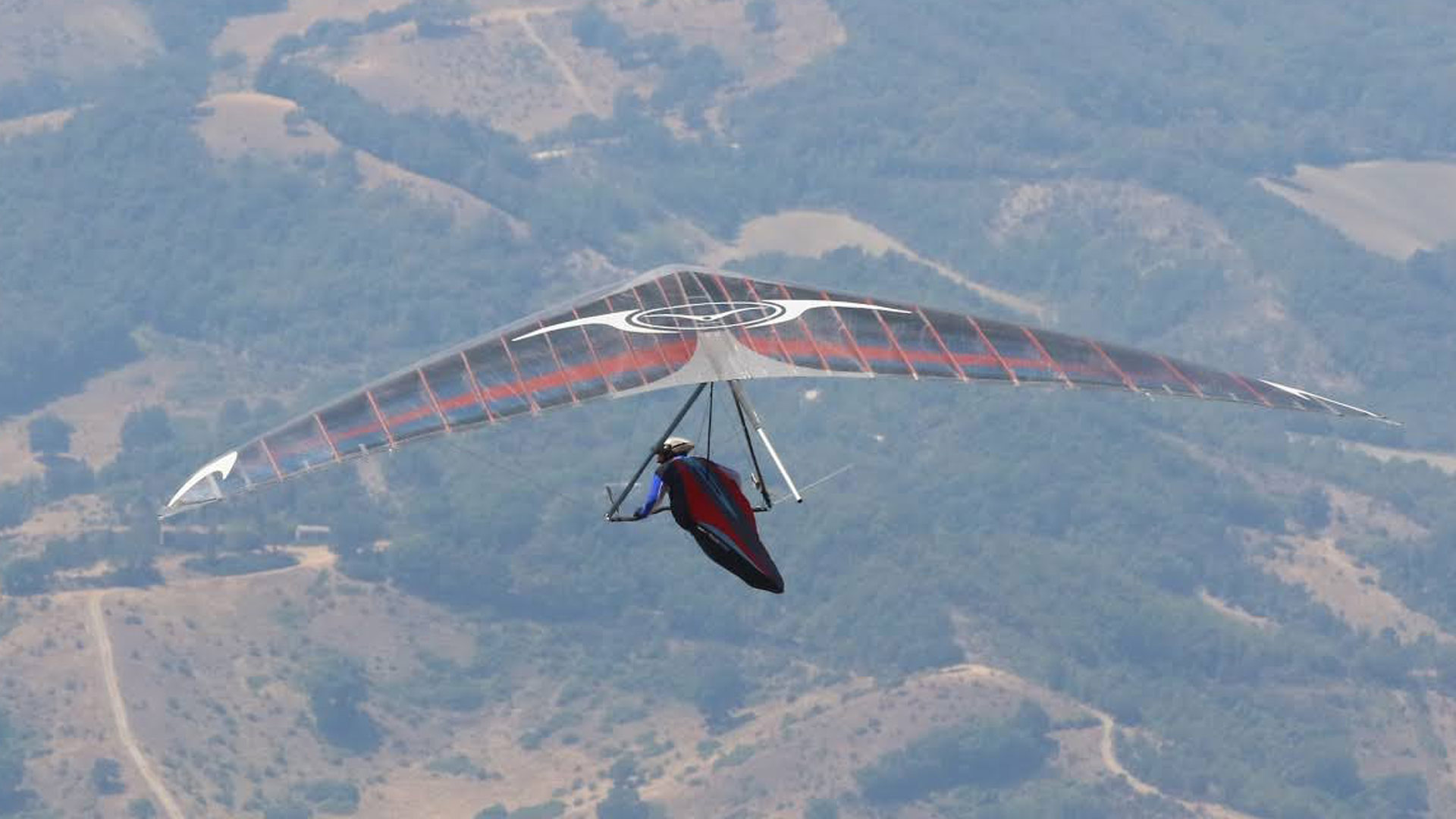 Hang Glider and helmets