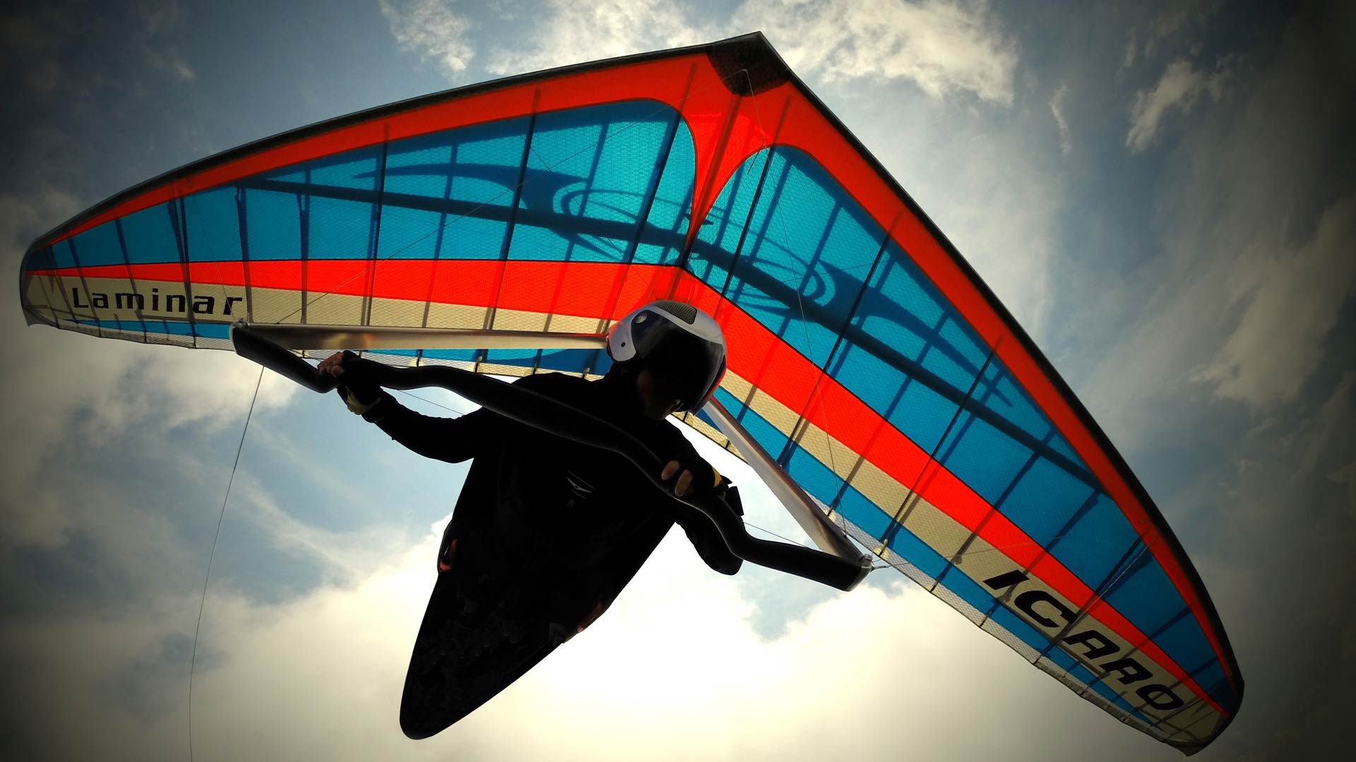 Hang Glider and helmets