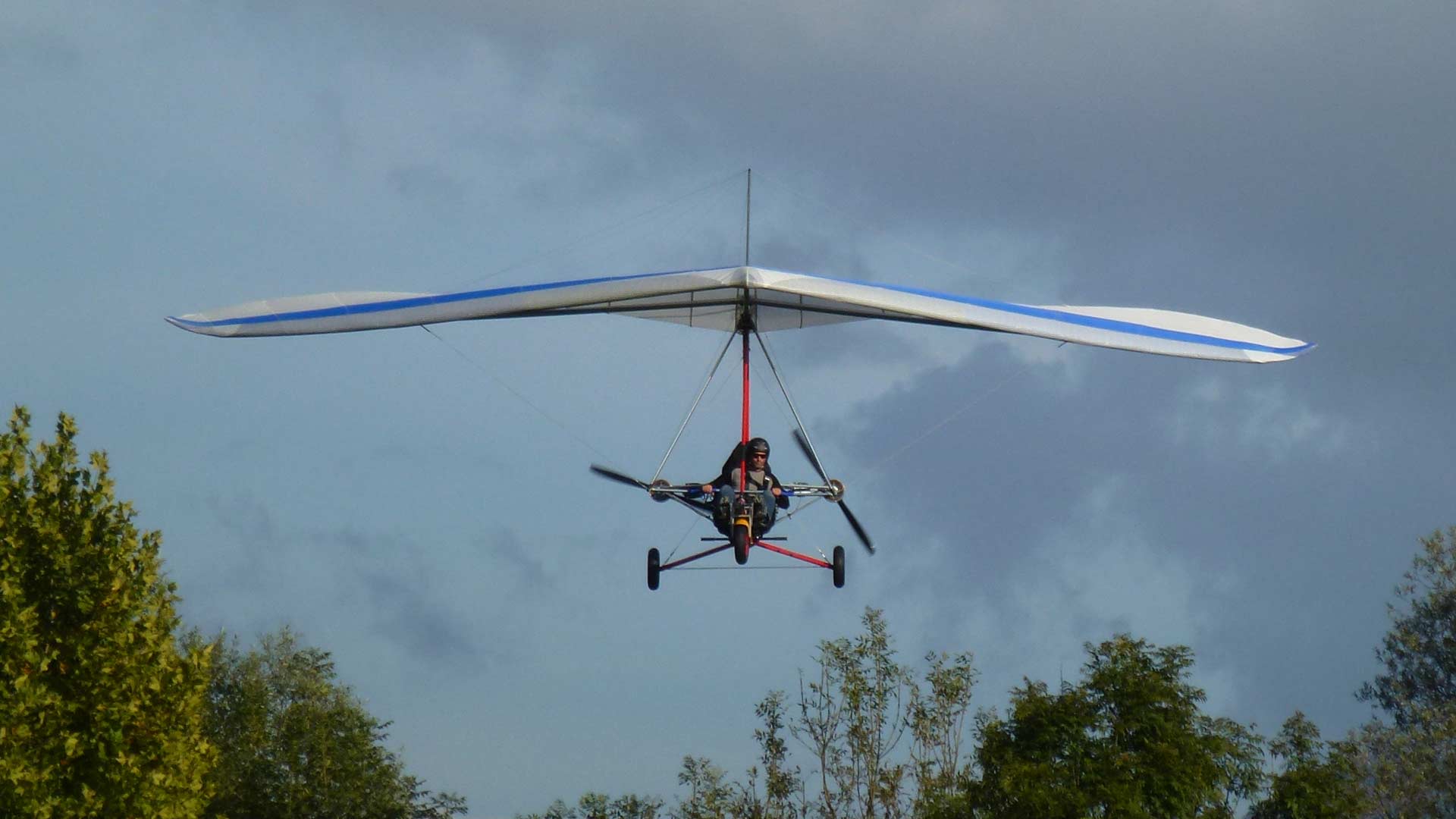 Hang Glider and helmets