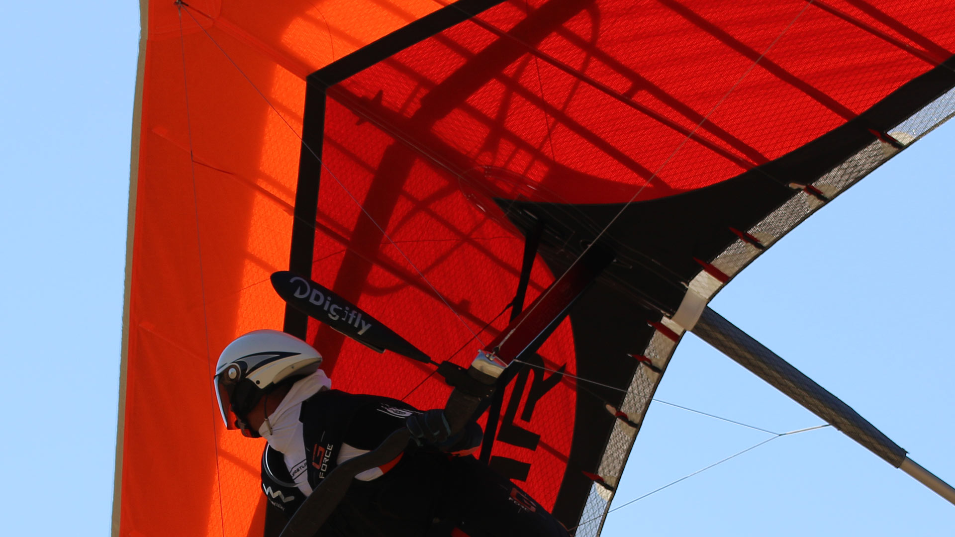 Hang Glider and helmets